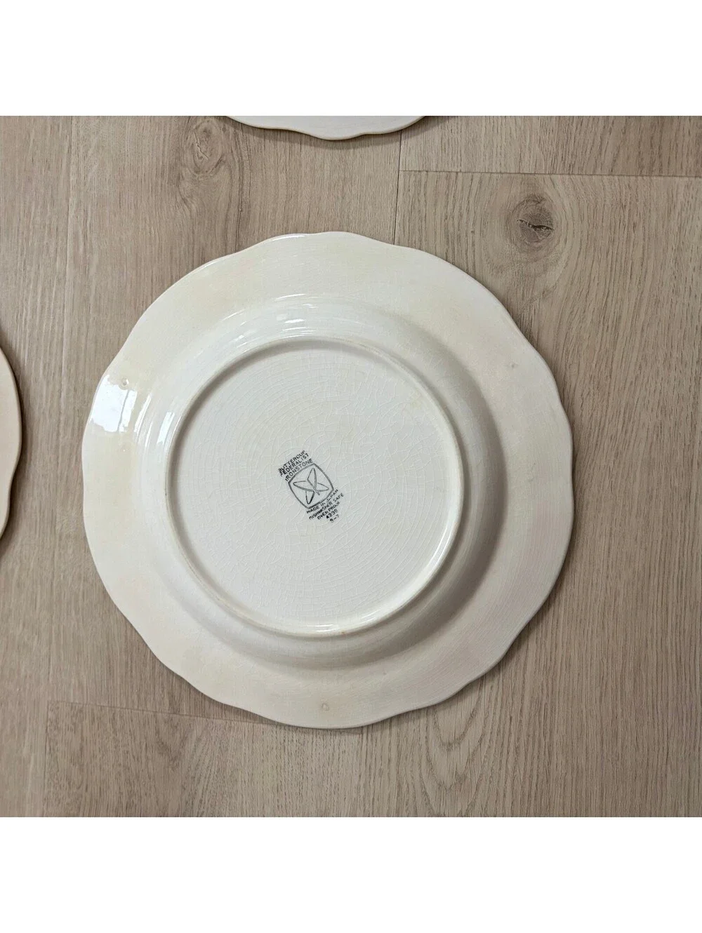 (4) Sears Federalist Buttercup Vintage Yellow 4239 Set of 4 Dinner Plates 10